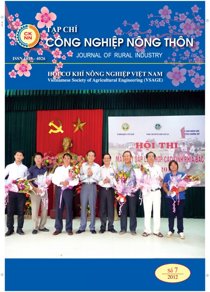Tạp chí Công nghiệp nông thôn số 7/2012