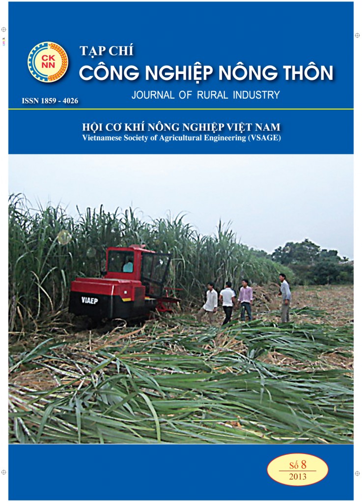 Tạp chí Công nghiệp nông thôn số 8/2013